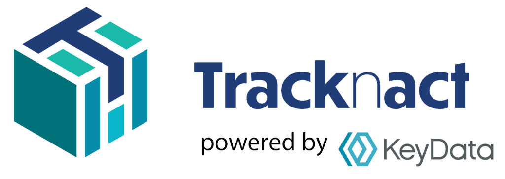 Tracknact powered by KeyData logo